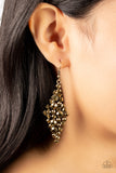 Celestial Comet - Brass Earring