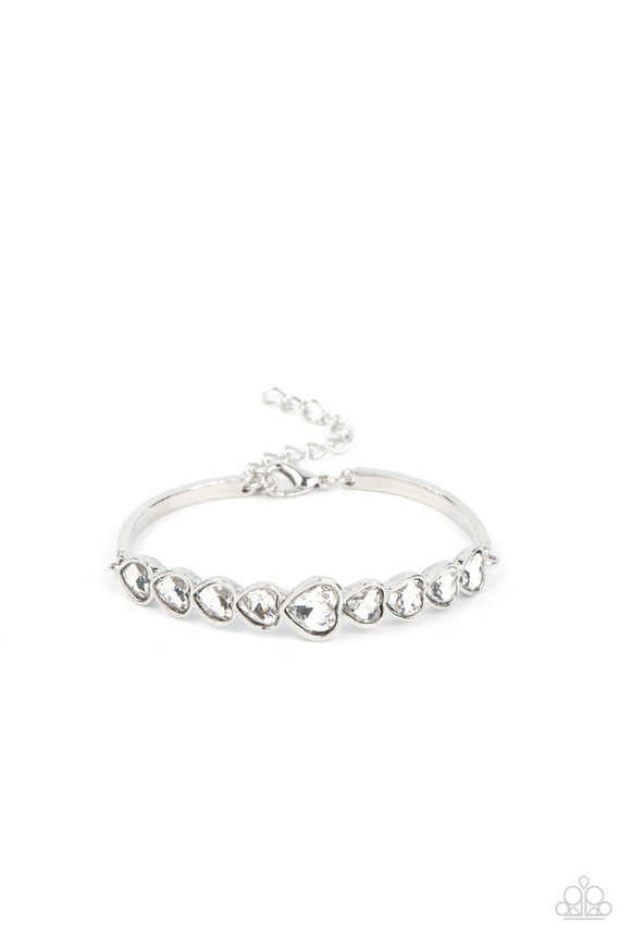 Lusty Luster - White Bracelet