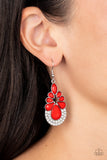 Beachfront Formal - Red Earring