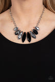 Crystallized Couture - Black Necklacce