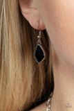 Crystallized Couture - Black Necklacce