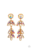 Space Age Sparkle - Gold Post Earring