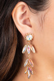 Space Age Sparkle - Gold Post Earring