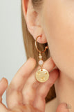 Artificial STARLIGHT - Gold Hoop Earring