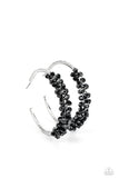 Bubble-Bursting Bling - Black Earring