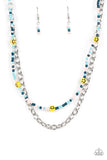 Happy Looks Good on You - Blue Necklace