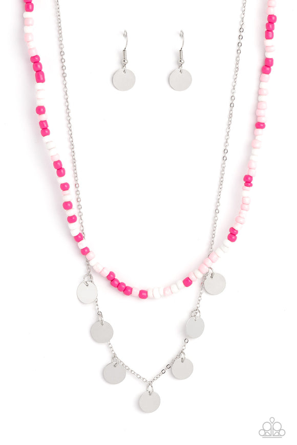 Comet Candy - Pink Necklace