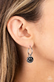 Subtle Smile - Black Earring