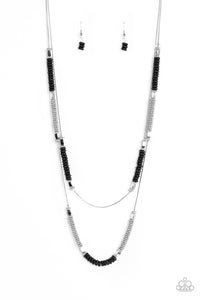 Caviar Chic - Black Necklace