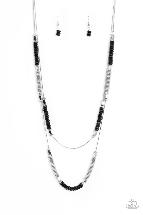 Caviar Chic - Black Necklace