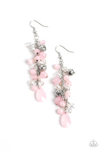 Cheeky Cascade - Pink Earring