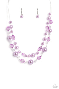 Parisian Pearls - Purple Necklace