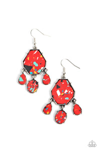 Organic Optimism - Red Earring