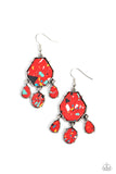 Organic Optimism - Red Earring