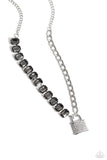 LOCK and Roll - Silver Necklace