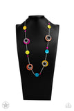 Kaleidoscopically Captivating Multi-Color - Necklace