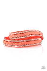 Going For Glam - Orange Bracelet