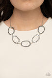 Gritty Go-Getter - Silver Necklace